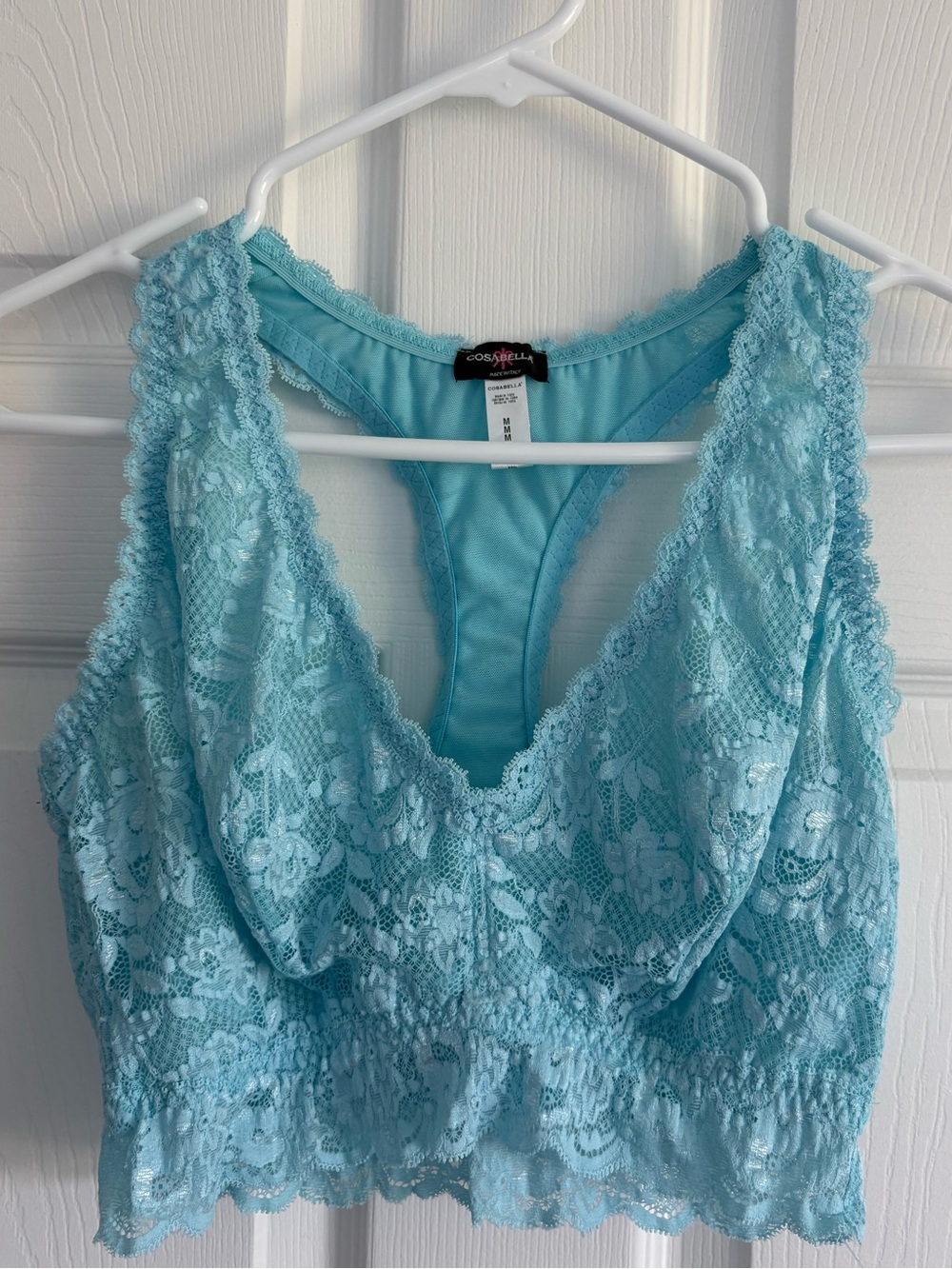 Cosabella Aqua Lace Longline Bralette